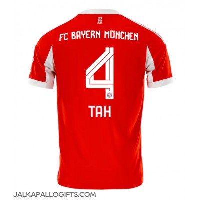 Bayern Munich Jonathan Tah #4 Kotipaita 2025-26 Lyhythihainen Bayern Munich Jonathan Tah #4 Kotipaita 2025-26 Lyhythihainen